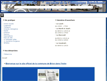 Tablet Screenshot of mairie-brion.info